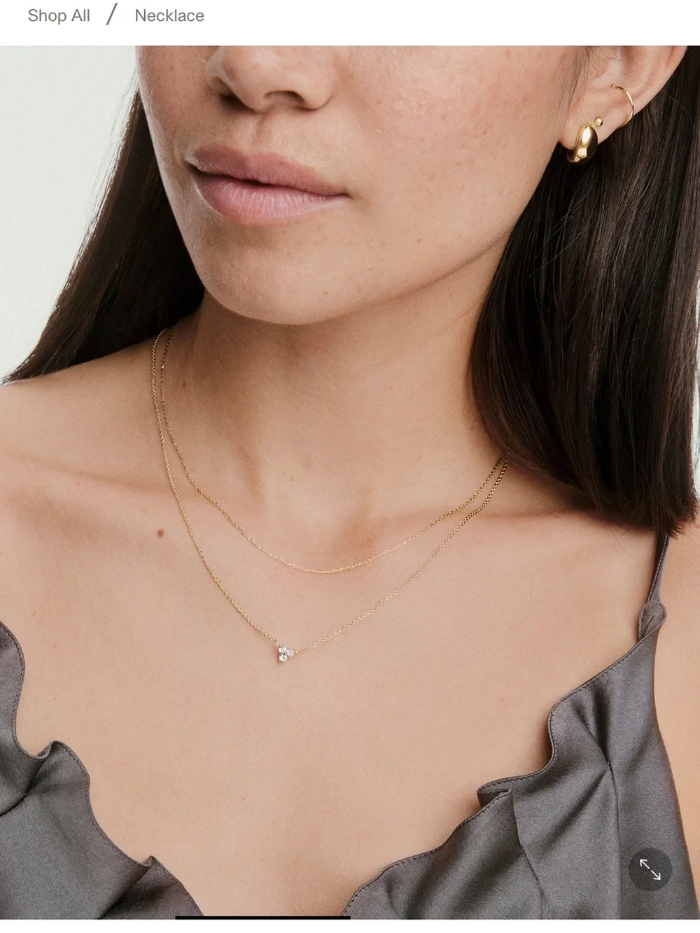 Mejuri Lotus Necklace - Picture 4 of 12